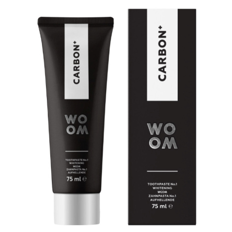 WOOM Carbon+ Čierna zubná pasta 75 ml