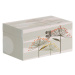 Dekoratívne úložné boxy v mentolovej farbe v súprave 2 ks 30x18x15 cm Flowery – Ixia