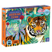 Puzzle - Sibiřský tygr - Ohrožený druh (300 dílků)