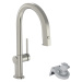 Hansgrohe Aqittura M91, filterSystem 210, vyťahovací výtok, 1jet, sBox, vzhľad nerezu, HAN-76826