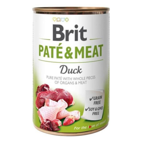 Brit Paté & Meat Duck 400g konzerva