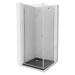MEXEN/S - Pretória sprchovací kút 100x100, transparent, chróm + sprchová vanička vrátane sifónu 