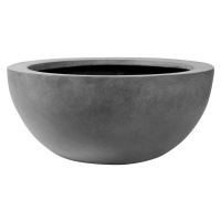 Kvetináč Vic Bowl, farba sivá, viac veľkostí - PotteryPots Velikost: L - v. 28 cm, ⌀ 60 cm