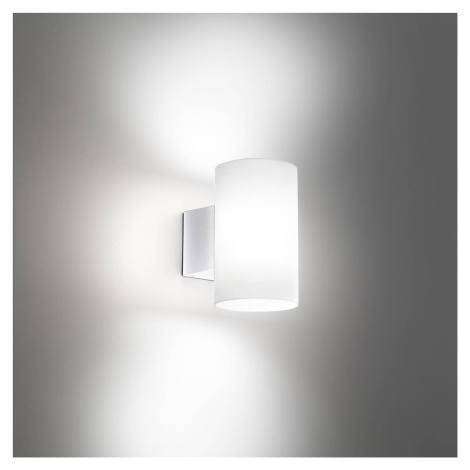 Vonkajšie nástenné svietidlo Bianca LED v bielej farbe Ailati