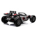mamido  Elektrické autíčko Buggy Racing 2x200W šedé