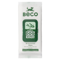 BECO Bamboo čistiace obrúsky pre psov neparfumované 80 ks