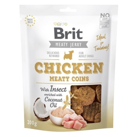 Brit Meaty Jerky Chicken Meaty Coins - 80g