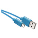 EMOS SM7006B TEXT. KABEL USB 2.0 A/M - MICRO B/M 1M MODRY