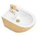 REA - Bidet Carlo Mini zlatá/biela REA-C2288