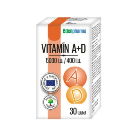 EDENPHARMA Vitamín A + D 30 tabliet