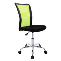 Kancelárska stolička Spirit, čierna/limetkovo zelená%
