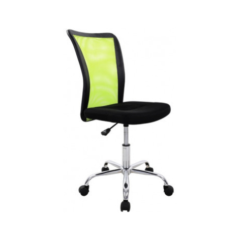 Kancelárska stolička Spirit, čierna/limetkovo zelená% Asko