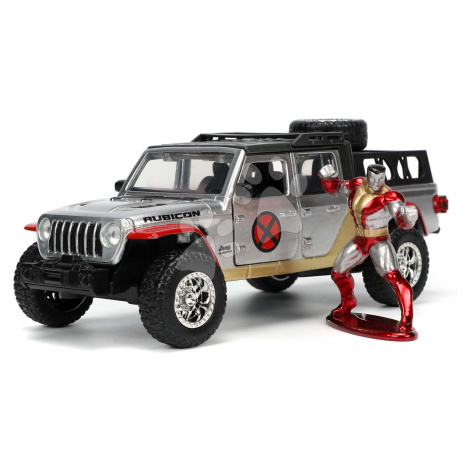 Autíčko Marvel X-Men 2020 Jeep Gladiator Jada kovové s otvárateľnými dverami a figúrkou Colossus