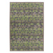Zelený vzorovaný obojstranný koberec Narma Luke, 70 × 140 cm