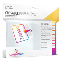 Gamegenic Obaly na karty Gamegenic Closable Inner Sleeves Clear - 100 ks