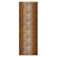 Protiskluzový běhoun na míru Zel 1014 Brown - šíře 100 cm Berfin Dywany