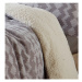 Sivé fleecové obliečky 200x200 cm Alpine - Catherine Lansfield