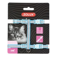 Postroj pre mačky SHINY nylon modrý Zolux