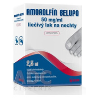 BELUPO Amorolfín 50 mg/ml liečivý lak na nechty 2.5 ml