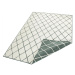 Kusový koberec Twin-Wendeteppiche 103117 grün creme Rozmery koberca: 80x350