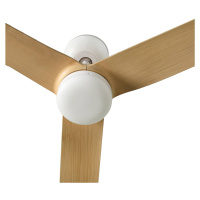 Stropný ventilátor Punt M, DC, biela/drevo svetlá