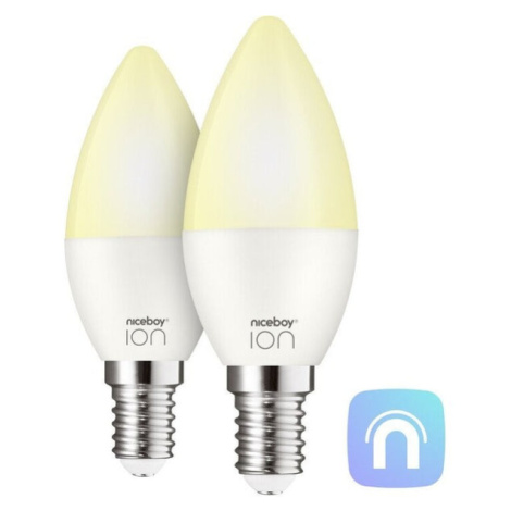 SMART žiarovka Niceboy ION Ambient, E14, stmievateľná, 2ks