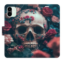 Flipové puzdro iSaprio - Skull in Roses 02 - Xiaomi Redmi A1 / A2