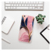 Odolné silikónové puzdro iSaprio - Pink Blue Leaves - iPhone 6 Plus/6S Plus