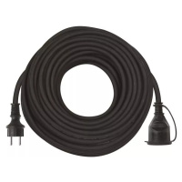 EMOS P01730 VONKAJSI PREDLZOVACI KABEL 30 M, 1 ZASUVKA, CIERNY, GUMA-NEOPREN, 250 V, 1,5 MM2