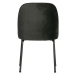Čierne zamatové jedálenské stoličky v súprave 2 ks Vogue – BePureHome