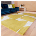 Okrovožltý ručne tkaný koberec z recyklovaných vlákien 120x170 cm Romy – Asiatic Carpets