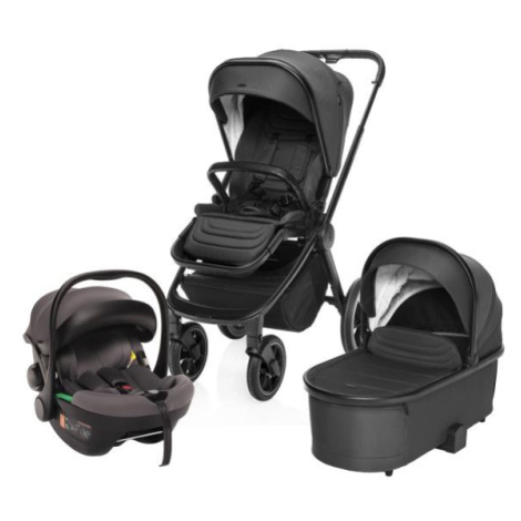 Set kočík Move Cross 3 + hlboká korba Move XL 3 + autosedačka, All Black Zopa