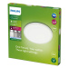 Philips SuperSlim LED IP54 Ø 25 cm 4 000 K biela