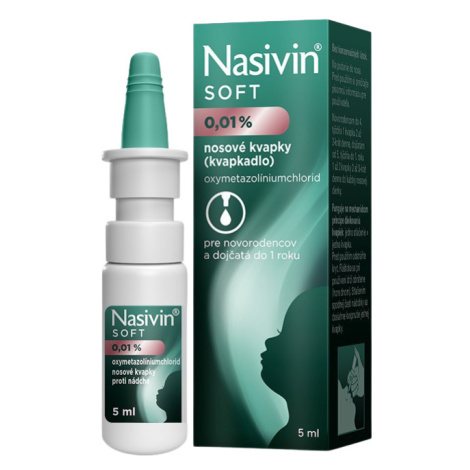 NASIVIN SOFT nosové kvapky 0,01 % 5 ml