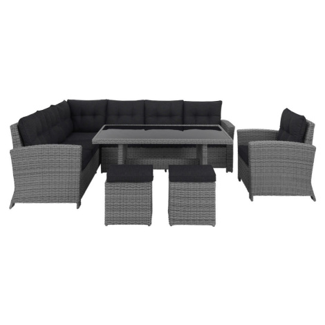 Ambia Garden ZÁHRADNÁ ZOSTAVA 6-dielne, kov, plast, sklo, textil Ambia Home