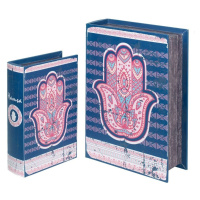 Signes Grimalt  Ručné Boxy Na Knihy Fatima 2U  Košíky, škatule Modrá