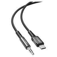 Kábel Cable USB-C to mini jack 3,5mm Acefast C1-08 1.2m (black)