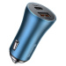 Autonabíjačka BASEUS Contactor Pro Gold 40W + Lightning/USB-C 1.2m modrá