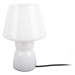 Biela sklenená stolová lampa Leitmotiv Classic Glass, ø 16 cm