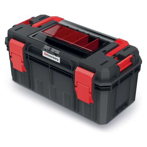 Kufr na nářadí XEBLOCCK SOLLID 55 x 28 x 26,4 cm černo-červený Prosperplast