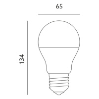 Žiarovka LED 18W, E27 - A60, 3000K, 1890lm, Ra 80, 240° (Kobi)