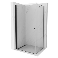 MEXEN/S - Pretória sprchovací kút 100x110, transparent, čierna 852-100-110-70-00