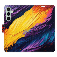 Flipové puzdro iSaprio - Fire Paint - Samsung Galaxy S23 FE