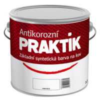 Praktik - základná antikorózna farba 0,6 l 0100 - biela