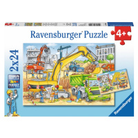 Ravensburger Puzzle Tvrdá práca 2 x 24 dielikov