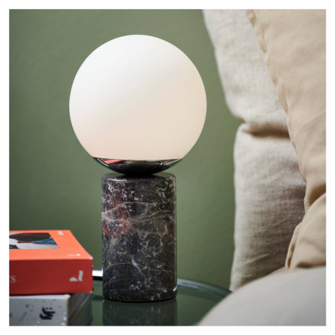 Stolová lampa Lilly Marble podstavec mramor, sivá