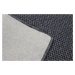 Kusový koberec Nature antracit čtverec - 400x400 cm Vopi koberce