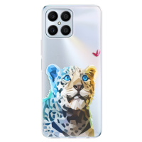 Odolné silikónové puzdro iSaprio - Leopard With Butterfly - Honor X8