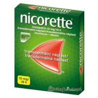 Nicorette invisipatch 15mg/16h náplasti proti fajčeniu 7ks