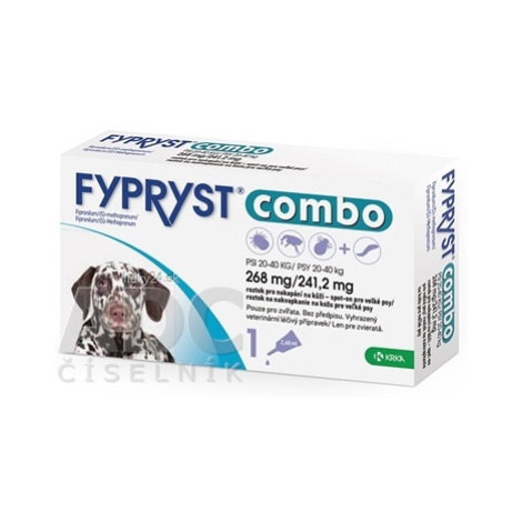 FYPRYST combo 268 mg/241,2 mg PSY 20-40 KG